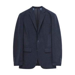  TNGT 남성 네이비 투톤 트리코트 싱글자켓_TGJA0B201N2 상품이미지
