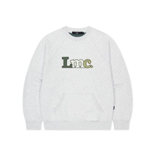 ������ ltgt LMC PATCHWORK RAGLAN SWEATSHIRT light heather gray 0LM46SSW701L..