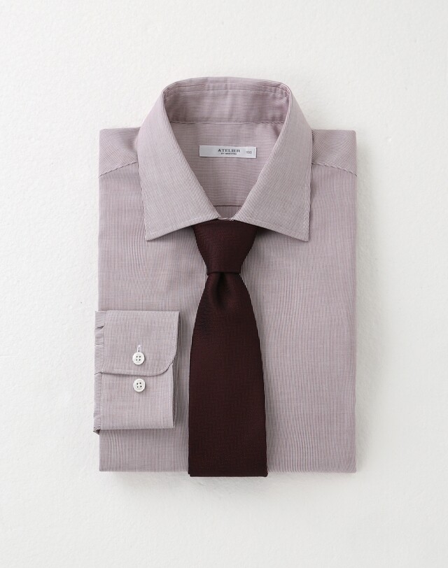 ATELIER 스트라이프 긴팔 드레스셔츠 MASH4F908W2