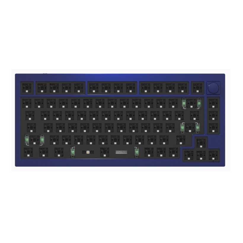 Keychron Q1 노브 알루미늄 기계식 커스텀 베어본 (블루)_이미지