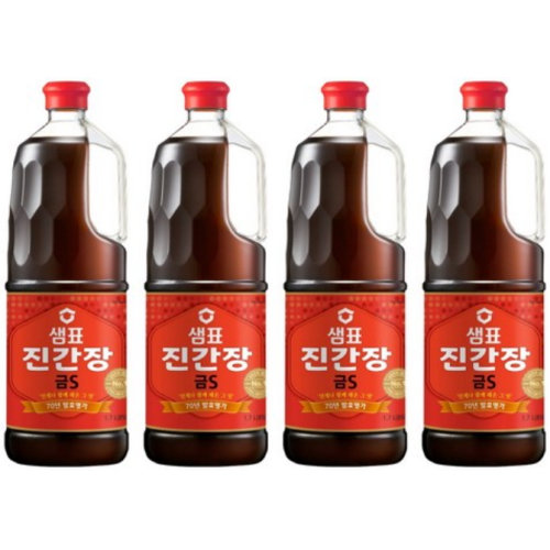 샘표 진간장 금S 1.7L (4개)_이미지