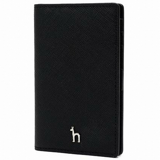 LF 헤지스ACC 퍼피로고 플랫 카드지갑 HIHO0E131BK