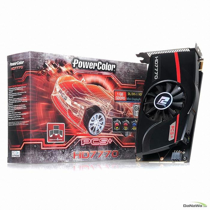 PowerColor �󵥿� HD 7770 PCS+ D5 1GB KPC