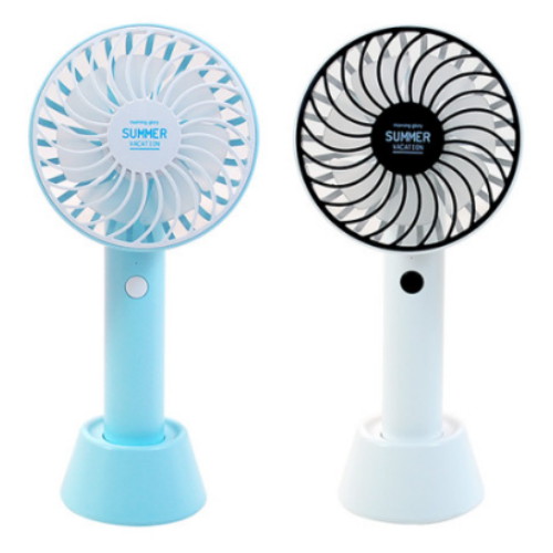 모닝글로리 180도 핸디 선풍기 무선 휴대용 미니 탁상