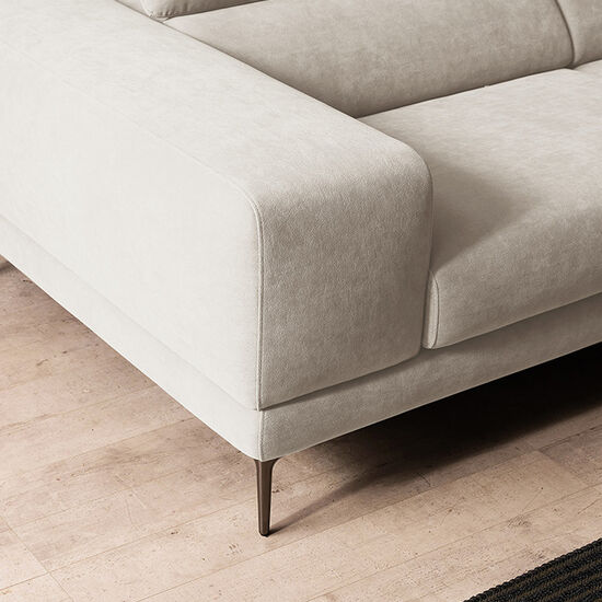 에싸 레노어 헤드기능 카시미라 패브릭 소파 4인용 (스툴포함)_이미지