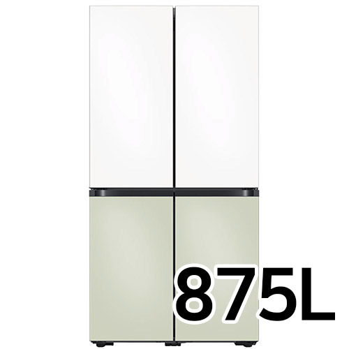 삼성전자 비스포크 새틴 RF85C9001 (화이트+세이지그린)_이미지