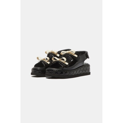 슈콤마보니 Frangia polygon sandal black DW2AM26002BLK