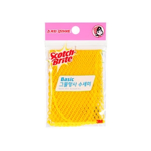 3M 스카치브라이트 베이직 그물망사 수세미 (15개)