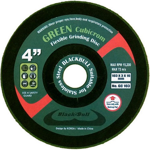블랙불 4인치 연마석 GC103 (50개)