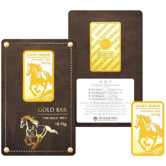 삼성금거래소 병오년 붉은 말 골드바 18.75g이미지입니다. 누르면 해당 게시물로 새창이동합니다.