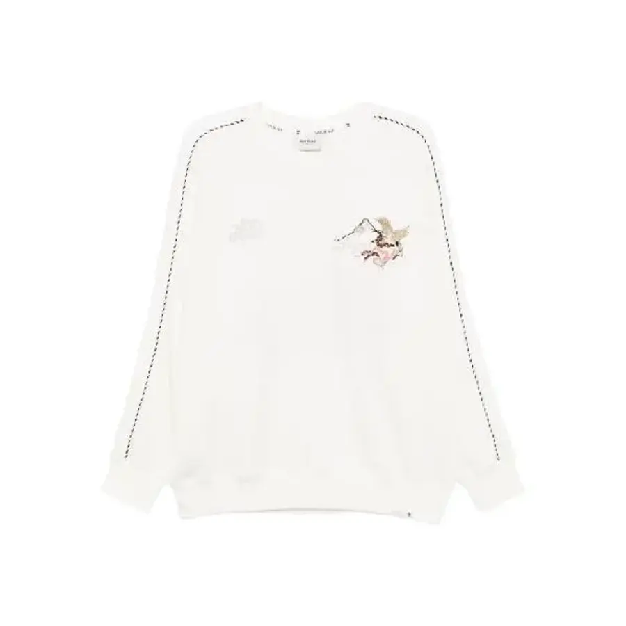 베이프 A BATHING APE 로고 자수 스웨트셔츠 001SWK701301M T_이미지