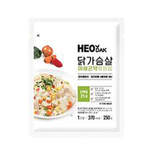 태송 허닭 닭가슴살 야채 곤약 볶음밥 250g (10개)_이미지