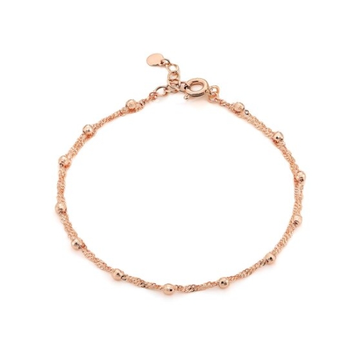 14K 로이드 로이드 기본 볼 체인 Gold 팔찌 LWB21043G 17cm+보조줄