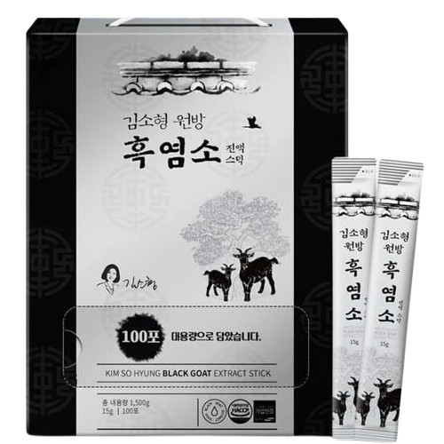 옻가네 김소형 원방 흑염소 진액스틱 15g 100포 (5개)_이미지