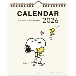 2026 스누피 피너츠 벽걸이 캘린더