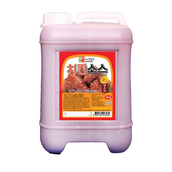 (주)청우식품 첫맛 양념치킨 매운맛소스 10kg (1개)