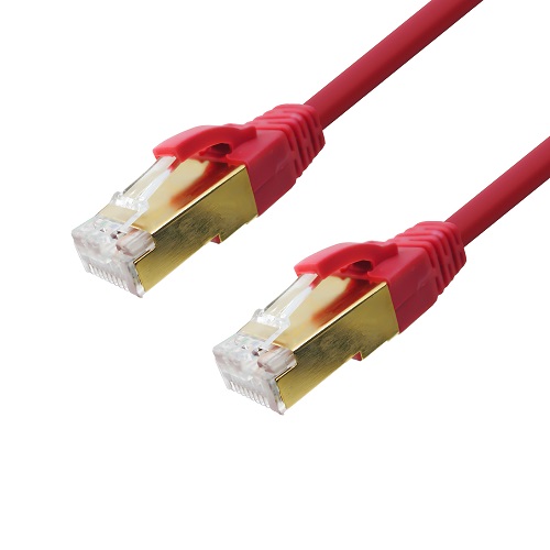 인네트워크 CAT.7 SSTP 10G 금장 난연 랜케이블 레드 (1m)_이미지