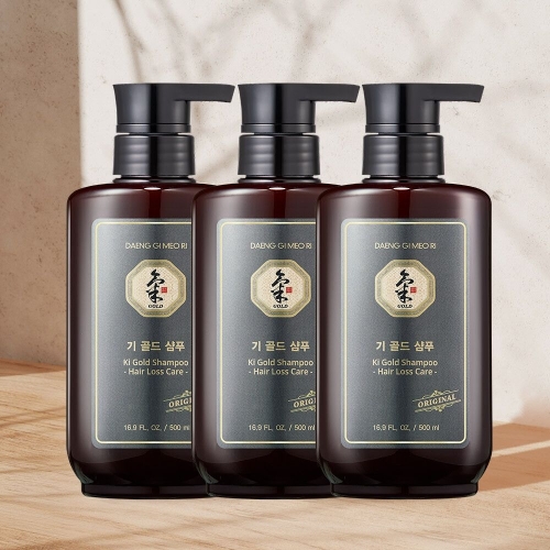 댕기머리 기골드 샴푸 500ml (3개)_이미지