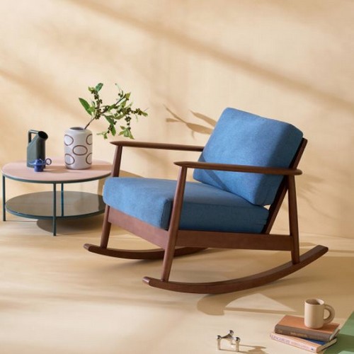 리바트 세계가구 네오 뉴탐 패브릭 흔들의자 1인용_이미지