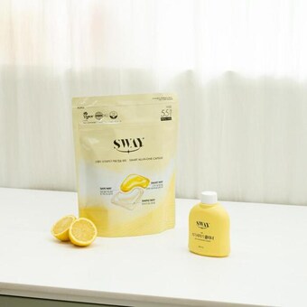 스웨이 <b>식기</b><b>세척기</b> 액체 캡슐 <b>세제</b> 레몬 55개입 + <b>식기</b><b>세척기</b> 클리너 250ml