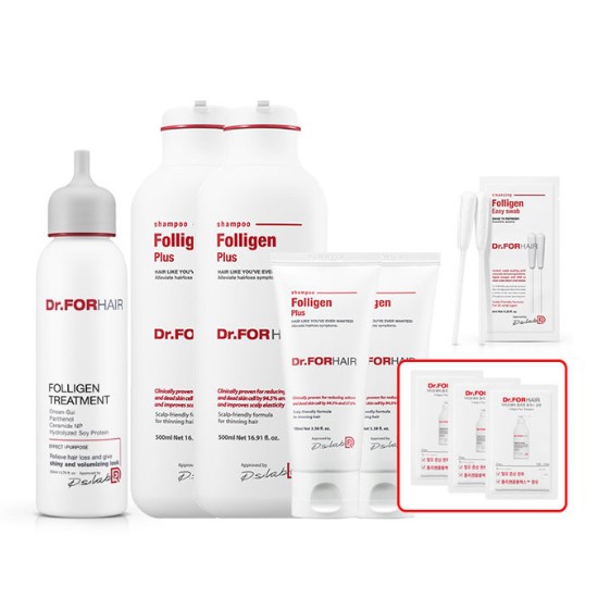 닥터포헤어 폴리젠 플러스 샴푸+트리트먼트 5종 세트