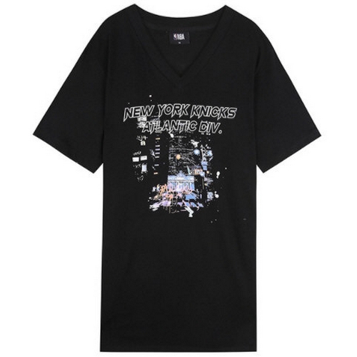 브이넥 실사프린트 반팔 티셔츠 N212TS731P