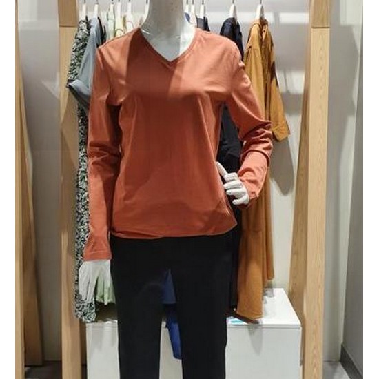 비지트인뉴욕 오가닉기본브이넥티셔츠 VX9LT91