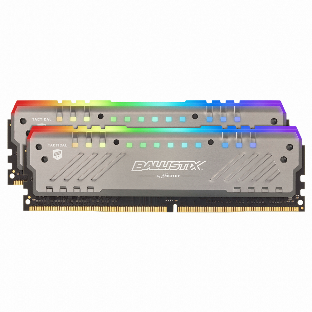 마이크론 Crucial Ballistix DDR4-3000 CL16 Tactical Tracer RGB (16GB)_이미지