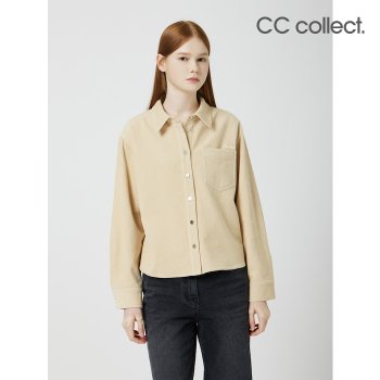 씨씨콜렉트 자수 포인트 코듀로이 셔츠 LE_C254MSC036