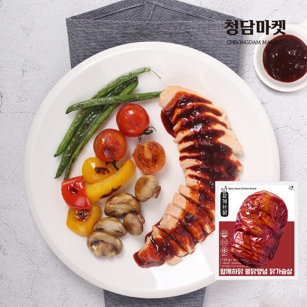 양념 닭가슴살 불닭양념 130g