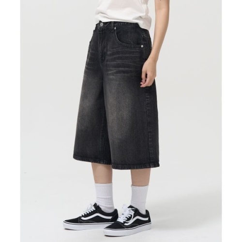 토피 ltgt TOFFEE 워시드 버뮤다 데님 팬츠 GREY T4S-WBDPT227 103139