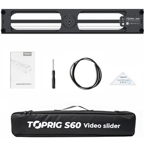 ACCSOON TOPRIG S60 전동 카메라 슬라이더 (해외구매)