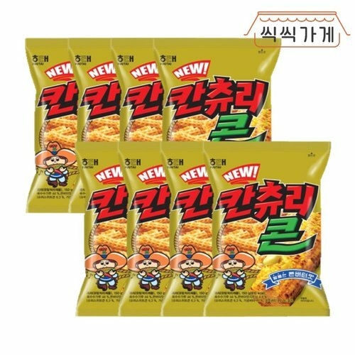 해태제과 칸츄리콘 90g 8봉지