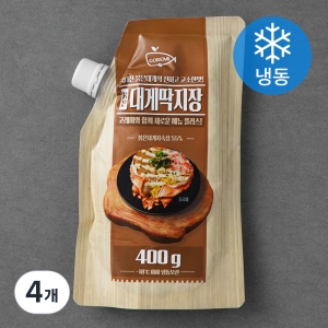 고래미 붉은대게딱지장 냉동 400g 4개