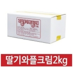 한국이안스  꾸플 딸기 와플크림 2kg