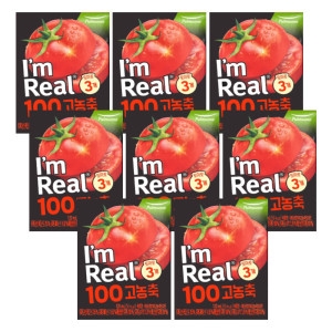 풀무원 아임리얼 100 고농축 토마토 120ml (8개)