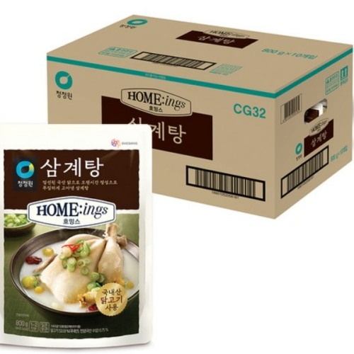대상 청정원 호밍스 삼계탕 800g (10개)_이미지