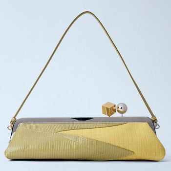 더 살롱 마이스 옐로우 클러치 154130878