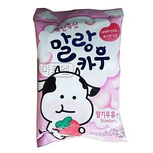 롯데제과 말랑카우 딸기맛 79g (10개)_이미지