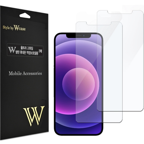 아이폰14 프로 맥스 더블유케이스 울트라 고화질 방탄 액정보호필름 (액정 2매)