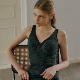 란제리 파워 스트레치 레이스 소프트 샤틴 패드 반올인원 A B컵 VBTM151 VATM151AB000