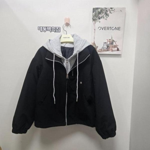 오버톤 쿨키튼 DP01 후드배색레이어드점퍼 KBUI700 S45335263