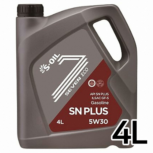 에쓰오일 세븐 에코 SN PLUS 5W30 4L 4개_이미지