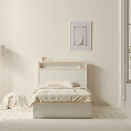 에넥스 르메종 슬립 클래식 호텔형 수납형 LED침대 SS (매트별도)_이미지