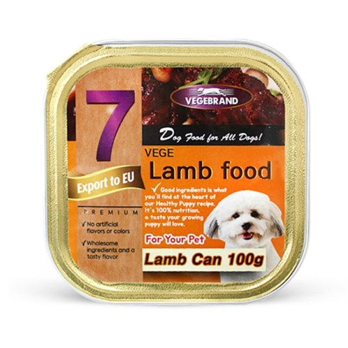베게브랜드 7 양고기 캔 100g (1개)_이미지