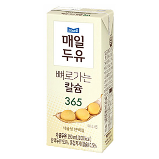 매일유업 뼈로가는 칼슘두유 365 190ml (96개)
