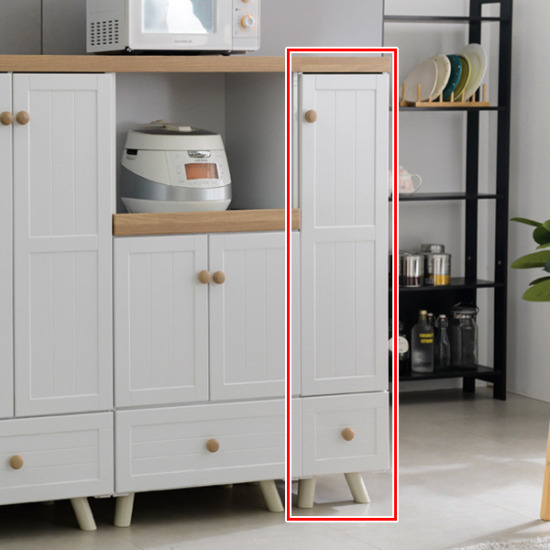 젠시아  화백 틈새 수납장 1300