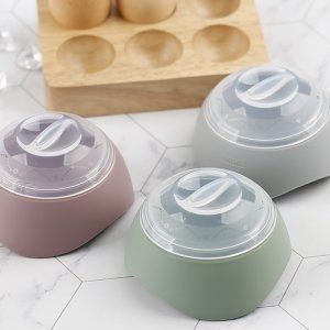 스푼맘 파스텔 실리콘 전자레인지 에그메이커