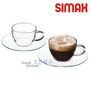 카발리에 시맥스 에바찻잔 250ml 찻잔세트 유리잔 찻잔 유리찻잔 커피잔 찻잔세트 유리잔 찻잔_이미지