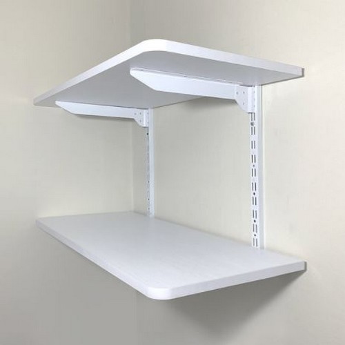 삼덕 하드웰 철제 시스템 2단 벽 선반 높이 60cm (70cm(가로))